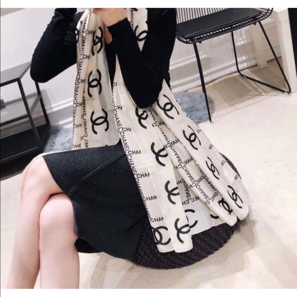 Chanel scarf 100% silk